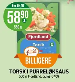 Kiwi TORSK I PURRELØKSAUS tilbud