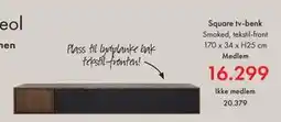 Fagmøbler Square tv-benk tilbud
