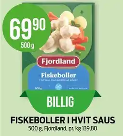 Kiwi FISKEBOLLER I HVIT SAUS tilbud