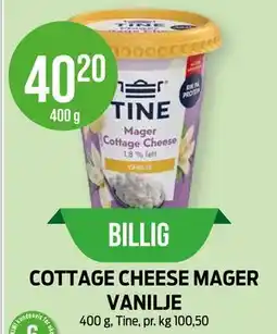 Kiwi COTTAGE CHEESE MAGER VANILJE tilbud