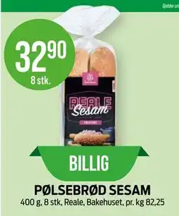 Kiwi PØLSEBRØD SESAM tilbud
