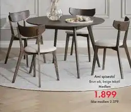 Fagmøbler Ami spisestol tilbud