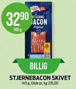 Kiwi STJERNEBACON SKIVET tilbud