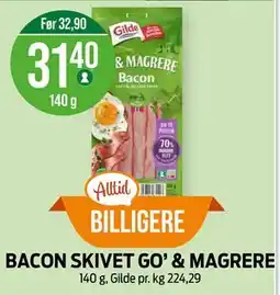 Kiwi BACON SKIVET GO’ & MAGRERE tilbud