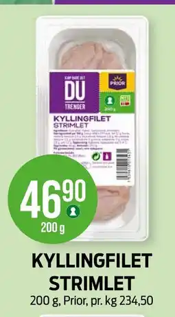 Kiwi KYLLINGFILET STRIMLET tilbud