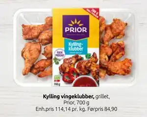 Kylling vingeklubber