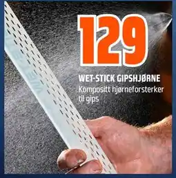 Obs Bygg WET-STICK GIPSHJØRNE tilbud