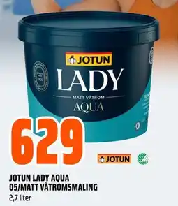 Obs Bygg JOTUN LADY AQUA 05/MATT VÅTROMSMALING tilbud