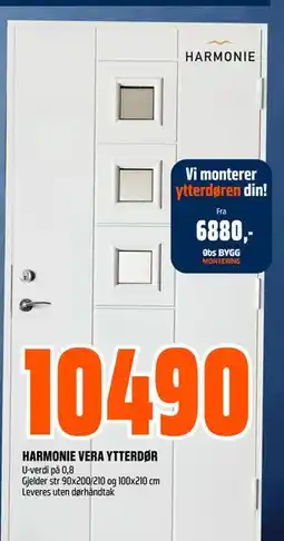 Obs Bygg HARMONIE VERA YTTERDØR tilbud