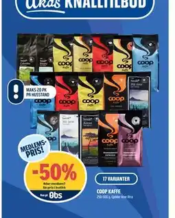 Coop Obs COOP KAFFE tilbud