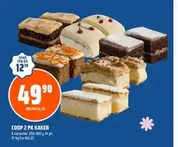 Coop Obs COOP 2 PK KAKER tilbud