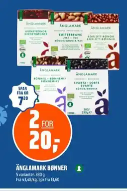 Coop Obs ÄNGLAMARK BØNNER tilbud
