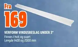 Obs Bygg VERFORM VINDUSBESLAG UNDER 3 tilbud