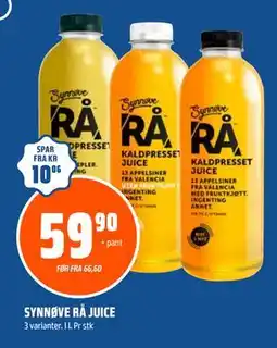 Coop Obs SYNNØVE RÅ JUICE tilbud