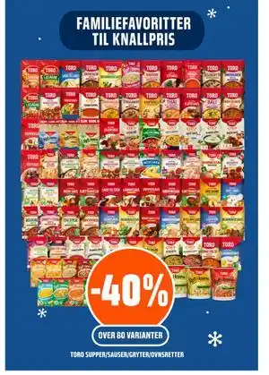 TORO SUPPER/SAUSER/GRYTER/OVNSRETTER