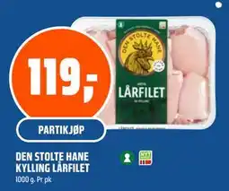 Coop Obs DEN STOLTE HANE KYLLING LÅRFILET tilbud