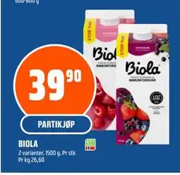 Coop Obs BIOLA tilbud