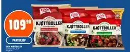 Coop Obs GILDE KJØTTBOLLER tilbud
