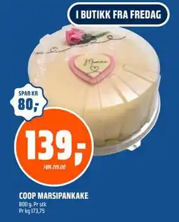 Coop Obs COOP MARSIPANKAKE tilbud