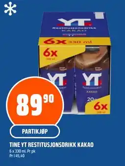 Coop Obs TINE YT RESTITUSJONSDRIKK KAKAO tilbud