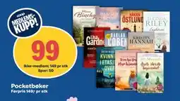 Coop Obs Pocketbøker tilbud