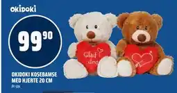 Coop Obs OKIDOKI KOSEBAMSE MED HJERTE 20 CM tilbud