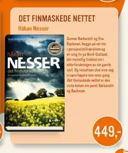 Ark Bokhandel DET FINMASKEDE NETTET tilbud