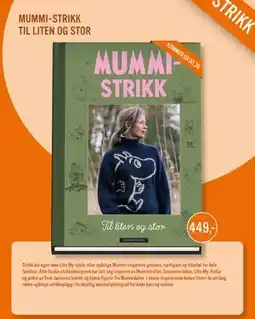 Ark Bokhandel MUMMI-STRIKK TIL LITEN OG STOR tilbud