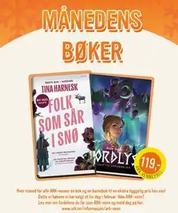 Ark Bokhandel MÅNEDENS BØKER tilbud