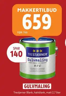 Byggmakker GULVMALING tilbud