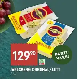 Coop Mega JARLSBERG ORIGINAL/LETT tilbud