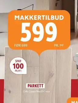 Byggmakker PARKETT tilbud