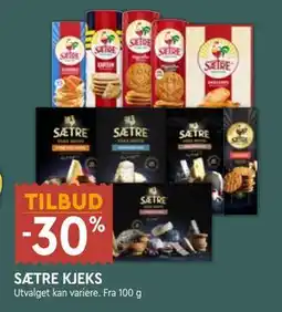 Coop Mega SÆTRE KJEKS tilbud