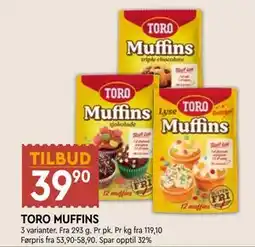 Coop Mega TORO MUFFINS tilbud
