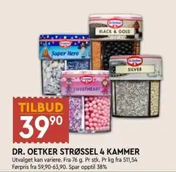 Coop Mega DR. OETKER STRØSSEL 4 KAMMER tilbud