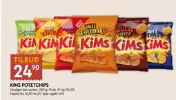 Coop Mega KIMS POTETCHIPS tilbud