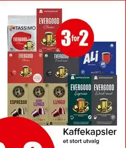 Spar Kaffekapsler tilbud