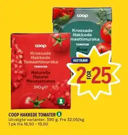 Coop Prix COOP HAKKEDE TOMATER tilbud