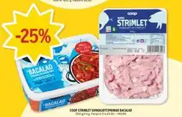 Coop Prix COOP STRIMLET SVINEKJØTT/PRIMAR BACALAO tilbud