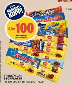 Matkroken FREIA/NIDAR STORPLATER, Medlemspris tilbud