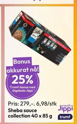 Gigaboks Sheba sauce collection 40 x 85 tilbud