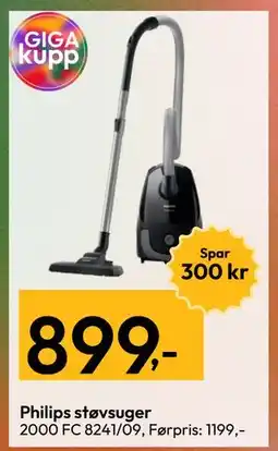Gigaboks Philips støvsuger tilbud