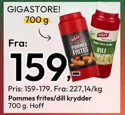 Gigaboks Pommes frites/dill krydder tilbud