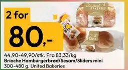 Gigaboks Brioche Hamburgerbrød/Sesam/Sliders mini tilbud