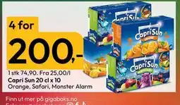 Gigaboks Capri Sun 20 cl x 10 tilbud