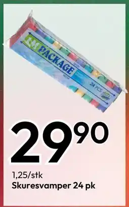 Gigaboks Skuresvamper 24 pk tilbud