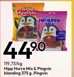 Gigaboks Hipp Hurra Mix & Pingvin blanding 375 g .Pingvin tilbud