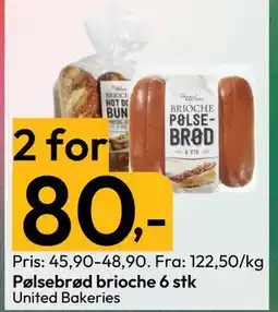 Gigaboks Pølsebrød brioche 6 stk tilbud