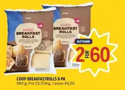 Coop Prix COOP BREAKFASTROLLS 8 PK tilbud