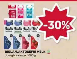 Matkroken BIOLA/LAKTOSEFRI MELK tilbud